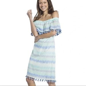 Sail to Sable off the shoulder dress